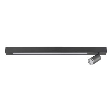 LED taklampa PARIS LED/24W/230V + 1xGU10/10W svart