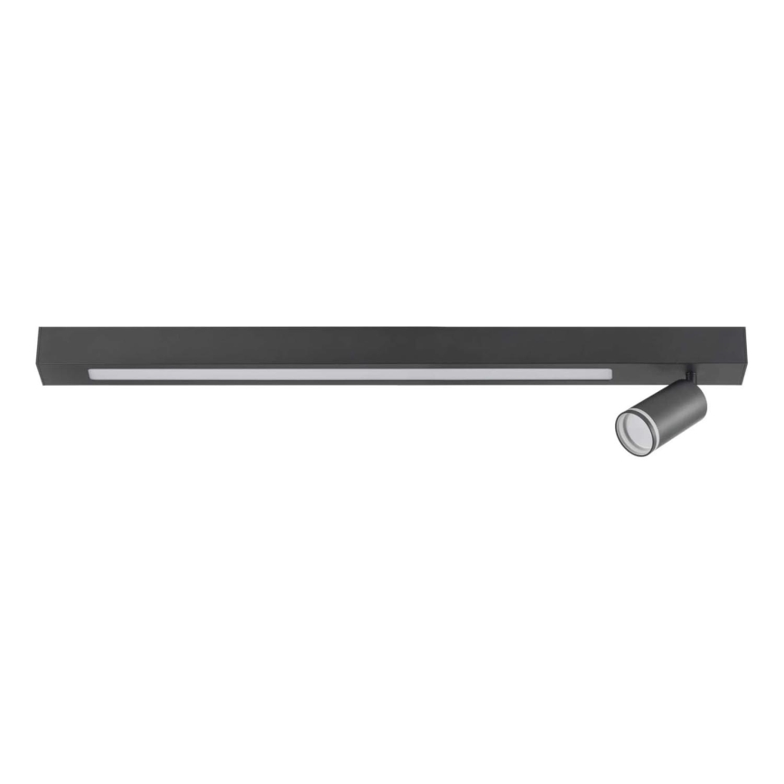 LED taklampa PARIS LED/24W/230V + 1xGU10/10W svart
