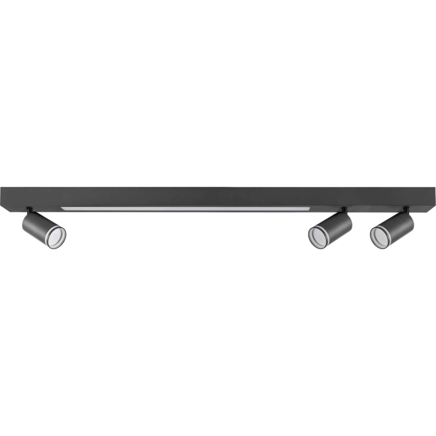 LED taklampa PARIS LED/24W/230V + 3xGU10/10W svart