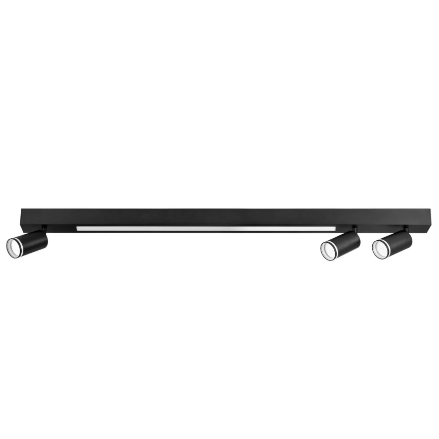 LED taklampa PARIS LED/24W/230V + 3xGU10/10W svart