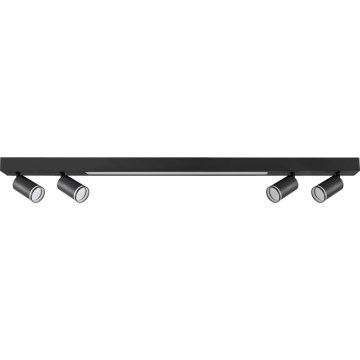 LED taklampa PARIS LED/24W/230V + 4xGU10/10W svart