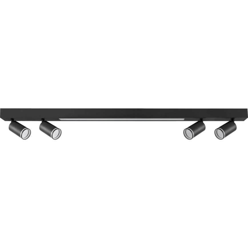 LED taklampa PARIS LED/24W/230V + 4xGU10/10W svart