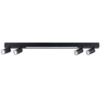 LED taklampa PARIS LED/24W/230V + 4xGU10/10W svart