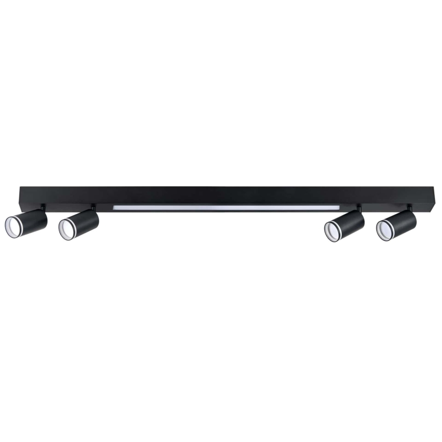 LED taklampa PARIS LED/24W/230V + 4xGU10/10W svart