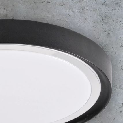 LED taklampa PERSE LED/15W/230V svart