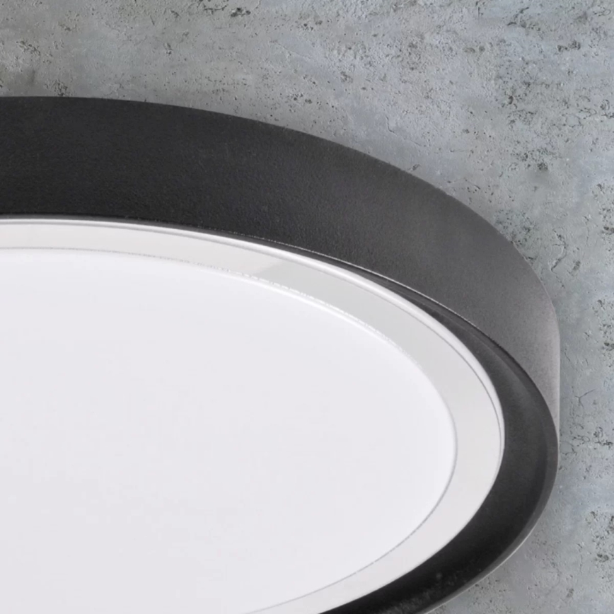 LED taklampa PERSE LED/15W/230V svart