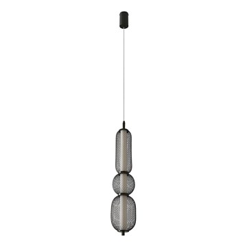 LED Taklampa PUMA LED/15W/230V Ø 14 cm svart