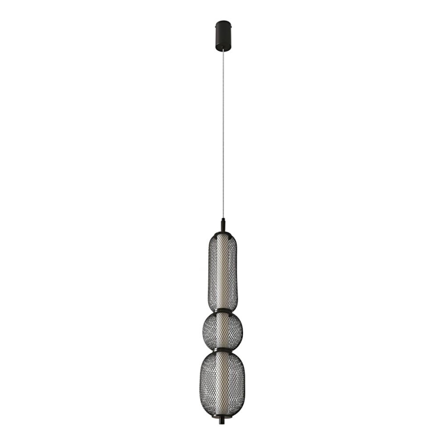 LED Taklampa PUMA LED/15W/230V Ø 14 cm svart
