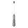 LED Taklampa PUMA LED/15W/230V Ø 14 cm svart