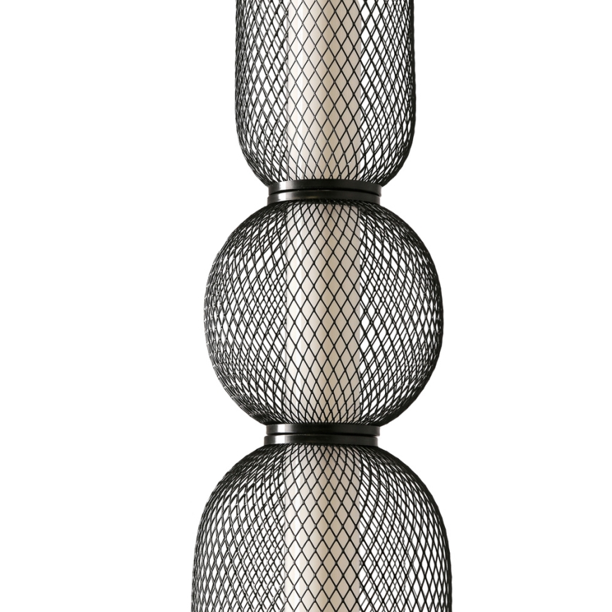 LED Taklampa PUMA LED/15W/230V Ø 14 cm svart