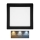 LED taklampa RAFA LED/12W/230V 3000/4000/6000K 17x17 cm svart