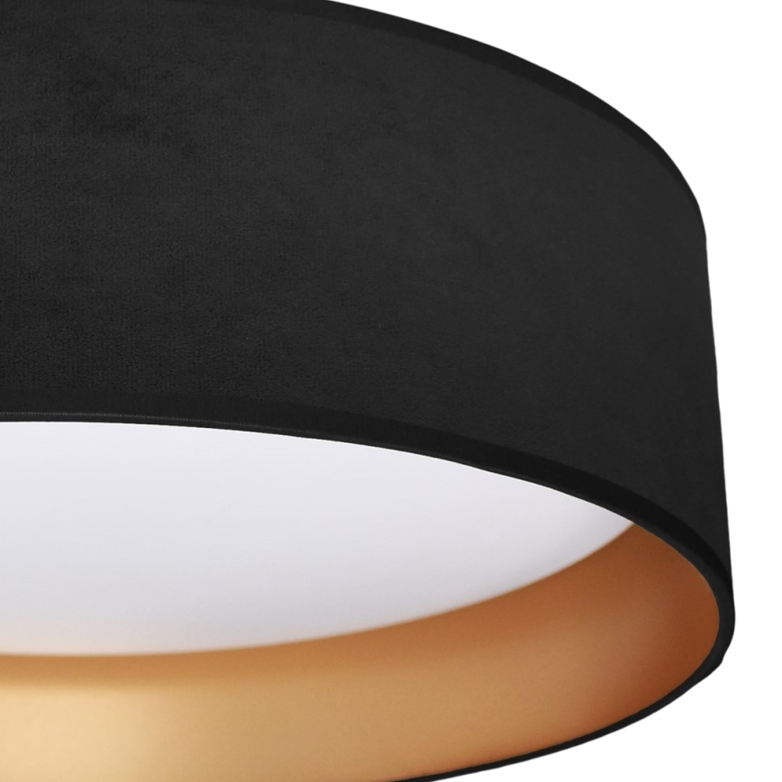 LED taklampa RONDO LED/18W/230V svart