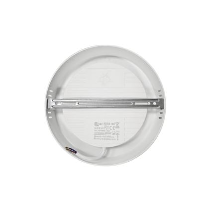 LED taklampa ROUND LED/18W/230V 4000K diameter 21,5 cm vit
