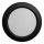 LED taklampa ROUND LED/6W/230V 4000K diameter 12,1 cm svart