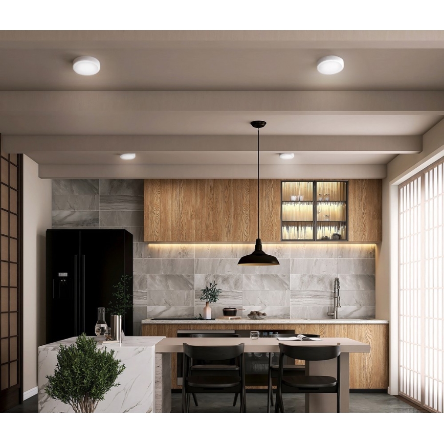 LED taklampa SIGARO CIRCLE LED/18W/230V 4000K IP40
