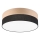 LED taklampa SIRJA WOOD LED/36W/230V diameter 45 cm svart/ek