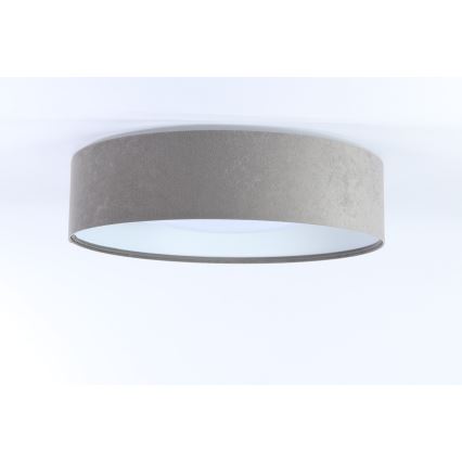 LED ljusreglerad taklampa SMART GALAXY LED/24W/230V diameter 45 cm 2700-6500K Wi-Fi Tuya grå/vit + fjärrkontroll