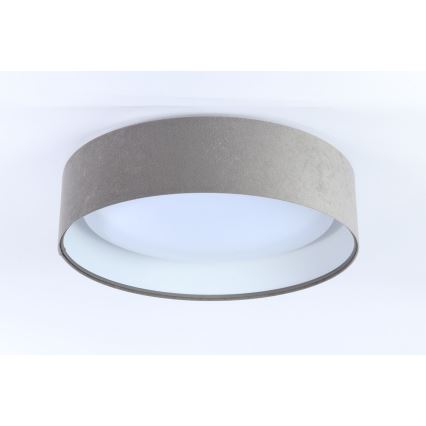 LED ljusreglerad taklampa SMART GALAXY LED/24W/230V diameter 45 cm 2700-6500K Wi-Fi Tuya grå/vit + fjärrkontroll
