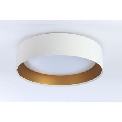LED ljusreglerad taklampa SMART GALAXY LED/24W/230V diameter 45 cm 2700-6500K Wi-Fi Tuya vit/guld + fjärrkontroll