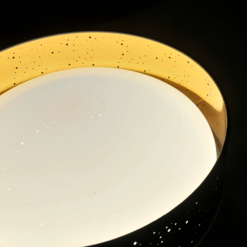 LED taklampa TULUZA LED/24W/230V diameter 40 cm svart