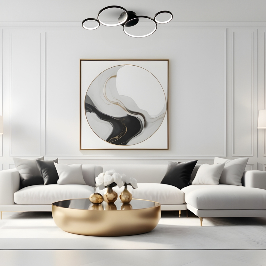 LED taklampa UNIVERSE LED/30W/230V svart