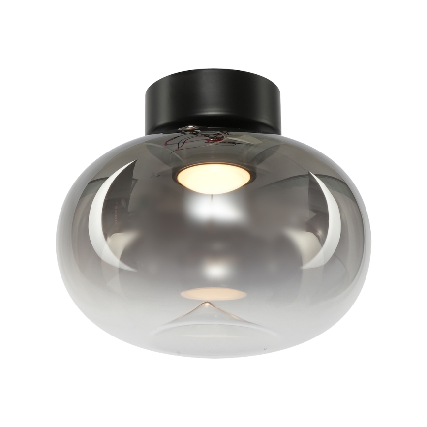LED taklampa VASO LED/4W/230V diameter 18 cm rökig