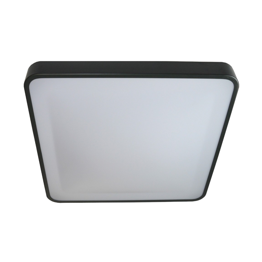 LED taklampa WILTON LED/24W/230V 37,5x37,5 cm antracit