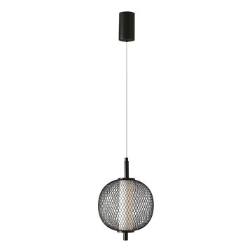 LED-takpendel på sladd PUMA LED/10W/230V Ø 20 cm svart