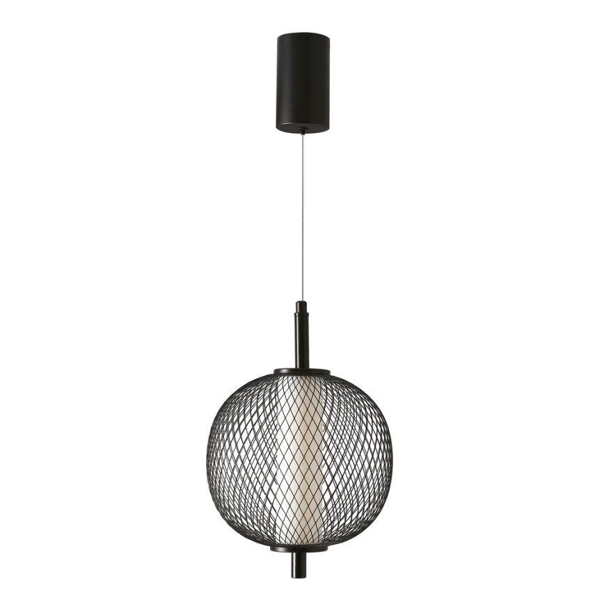 LED-takpendel på sladd PUMA LED/10W/230V Ø 20 cm svart