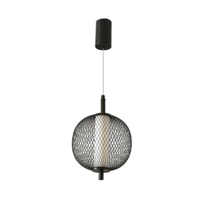 LED-takpendel på sladd PUMA LED/10W/230V Ø 20 cm svart