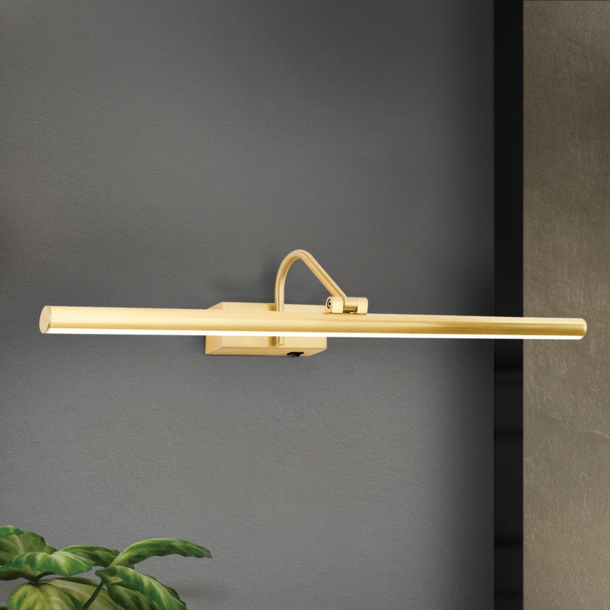 LED tavelbelysning PORTRAIT LED/12W/230V 60 cm guld