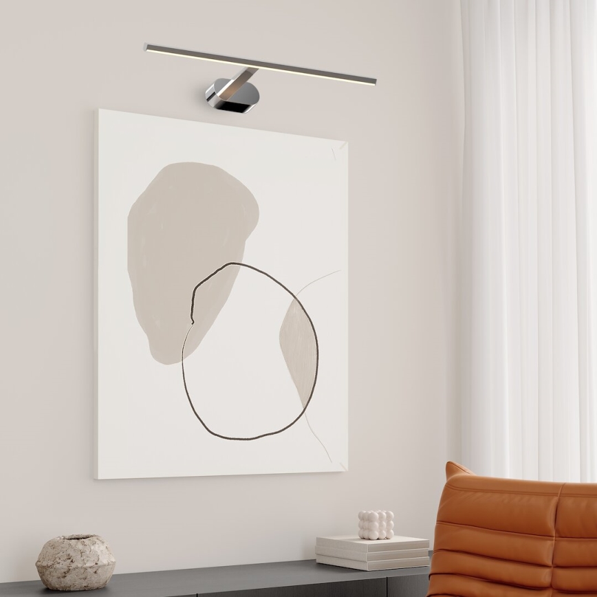 LED tavelbelysning PRADO LED/11W/230V skinande krom