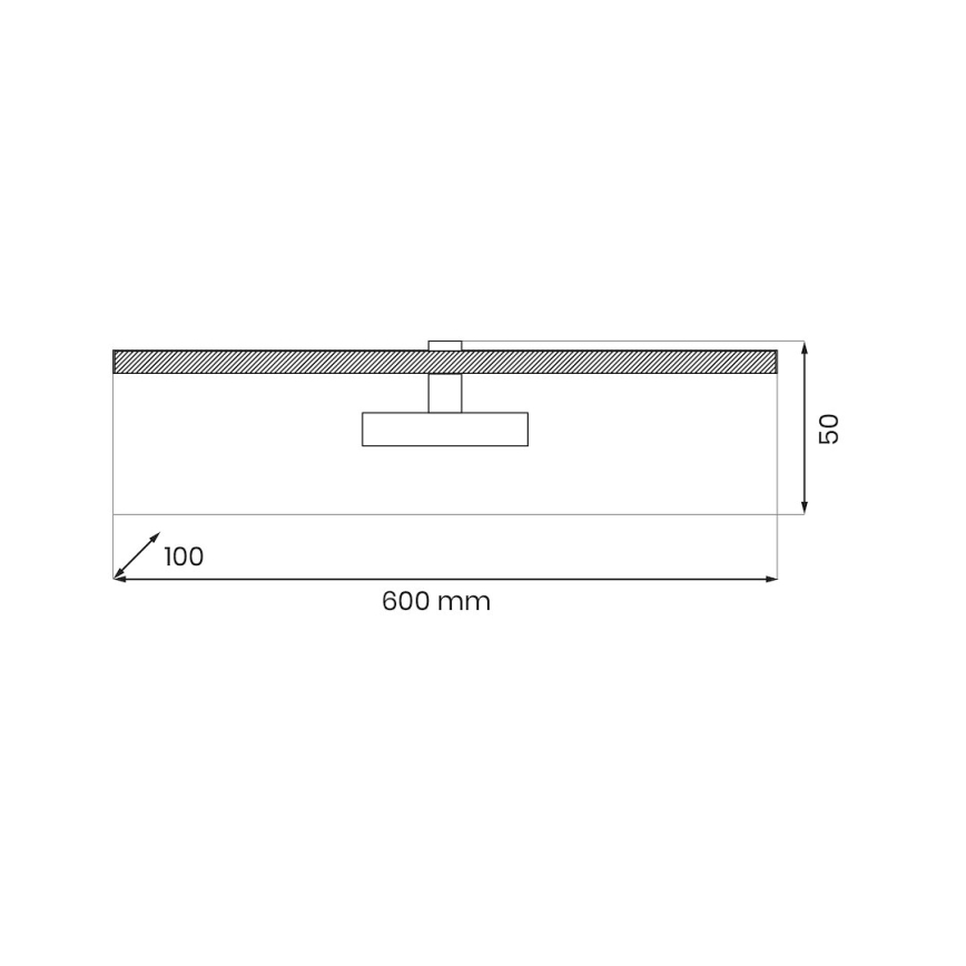 LED tavelbelysning PRADO LED/11W/230V vit