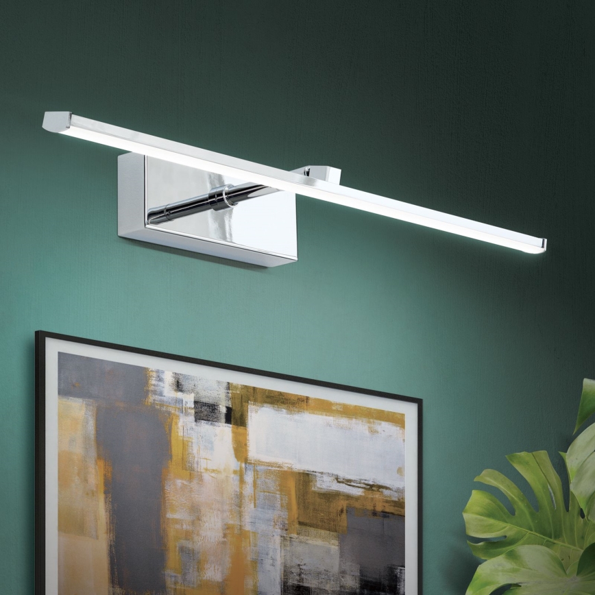 LED tavelbelysning PUBLIO LED/10W/230V 50 cm skinande krom