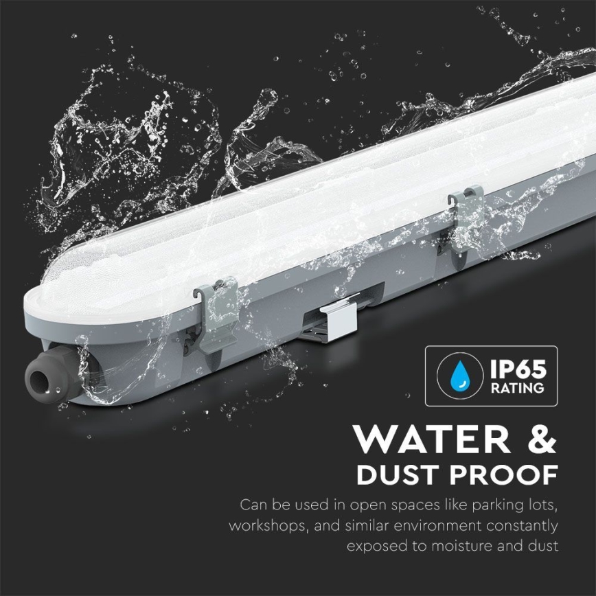 LED Teknisk lysrörsarmatur M-SERIES LED/48W/230V 4000K 150cm IP65