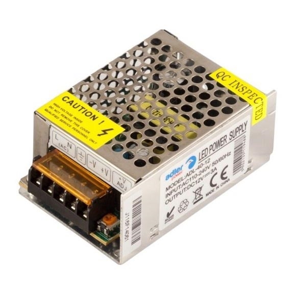 LED Transformator 40W/230V/12V DC
