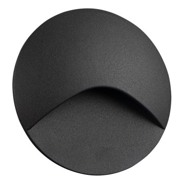 LED-trapparmatur EXIN LED/2,5W/230V 3000K IP65 antracitgrå rund