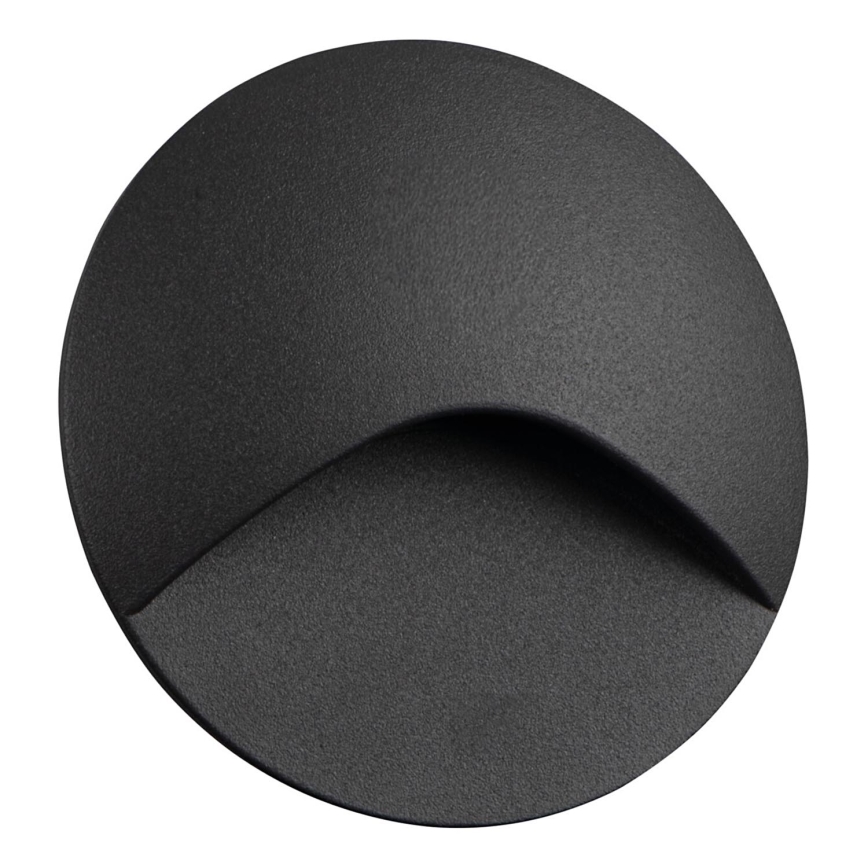 LED-trapparmatur EXIN LED/2,5W/230V 3000K IP65 antracitgrå rund