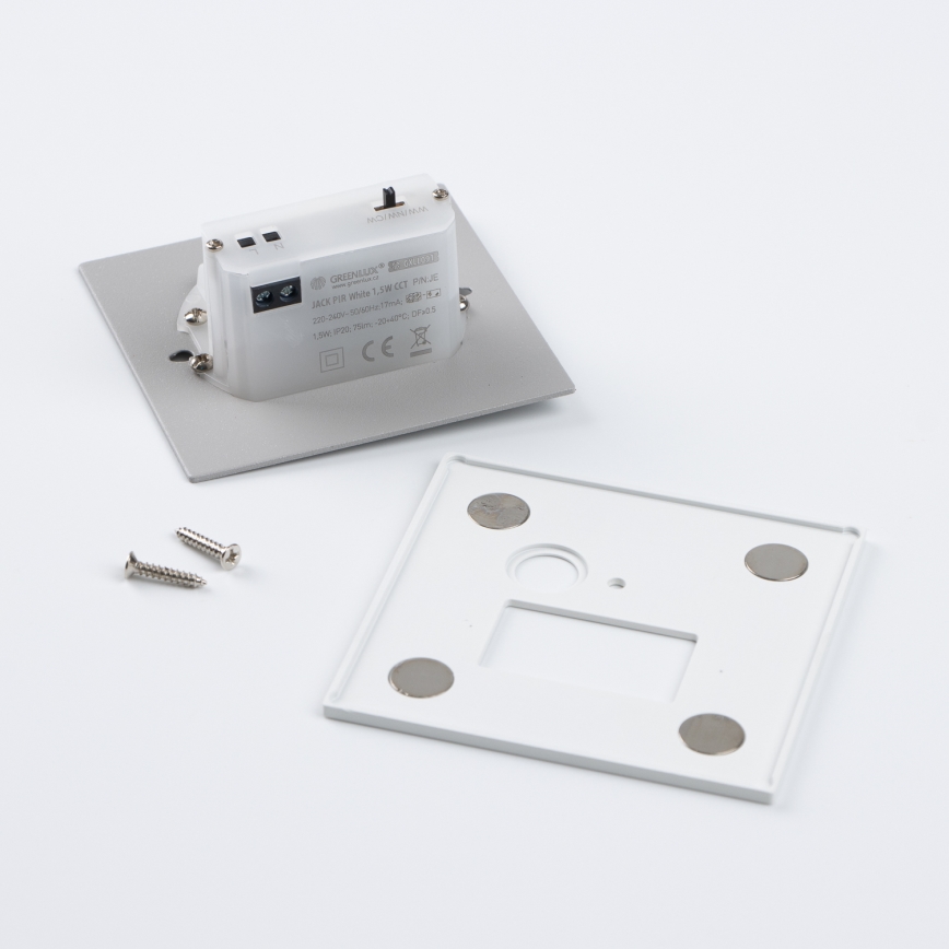 LED-trapparmatur med rörelse- och skymningssensor LED/1,5W/230V 3000/4000/6000K vit