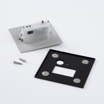 LED-trapparmatur med rörelse- och skymningssensor, 1,5 W, 230 V, 3000/4000/6500 K, svart