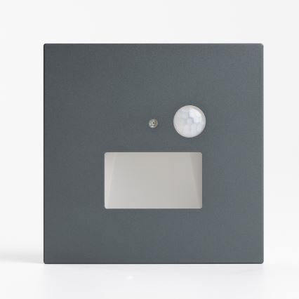 LED trapparmatur med rörelse- och skymningssensor LED/1,5W/230V 3000/4000/6500K antracit