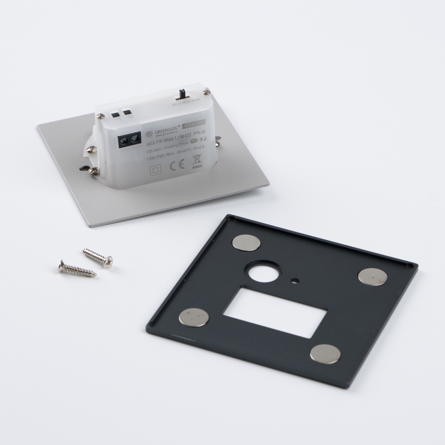 LED trapparmatur med rörelse- och skymningssensor LED/1,5W/230V 3000/4000/6500K antracit