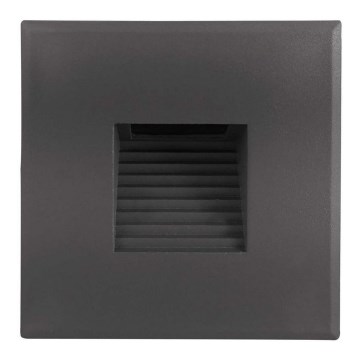 LED trappbelysning för utomhusbruk DECENTLY LED/1,5W/230V 3000/4000/6000K IP44 antracit