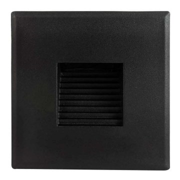 LED trappbelysning för utomhusbruk DECENTLY LED/1,5W/230V 3000/4000/6000K IP44 svart
