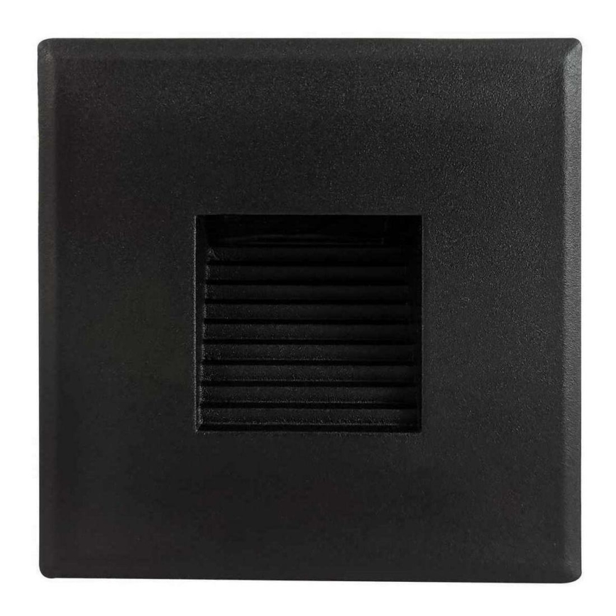 LED trappbelysning för utomhusbruk DECENTLY LED/1,5W/230V 3000/4000/6000K IP44 svart