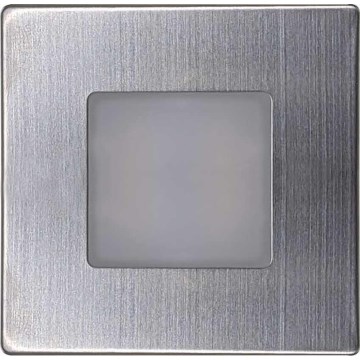 LED trappbelysning för utomhusbruk DECENTLY LED/1,7W/230V 3000/4000/6000K IP54 skinande krom