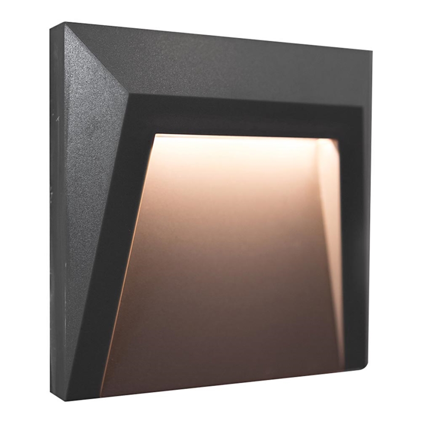 LED trappbelysning för utomhusbruk HOLDEN LED/1W/230V IP65 antracit