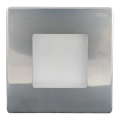 LED trappbelysning för utomhusbruk LED/1,7W/230V 2700K IP44 skinande krom