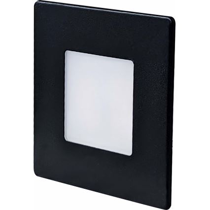 LED trappbelysning för utomhusbruk LED/1,7W/230V 3000/4000/6000K IP54 svart