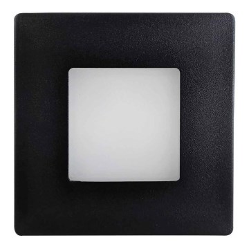 LED trappbelysning för utomhusbruk LED/1,7W/230V 4000K IP44 svart